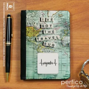 Travel Bug © Personalized Passport Cover and Holder