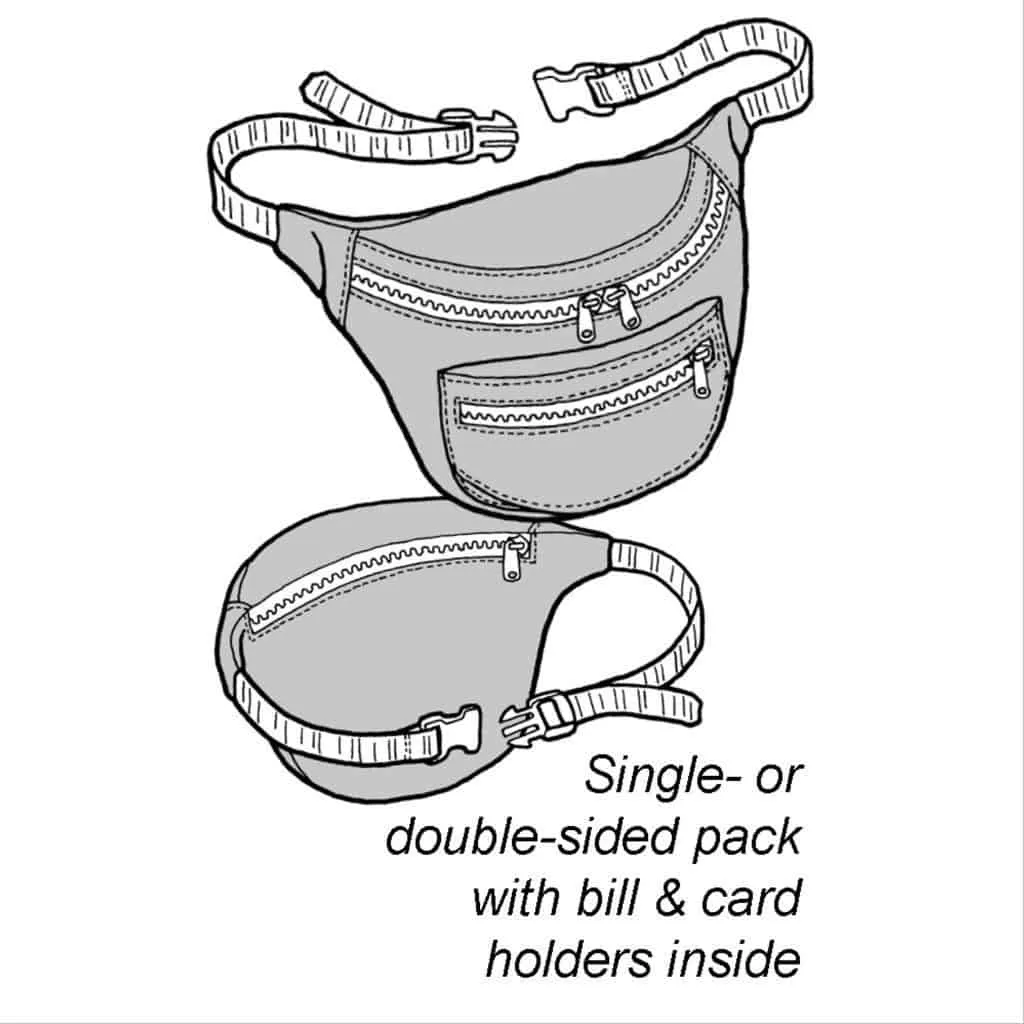 Traveller's Contour Waist Pack Pattern