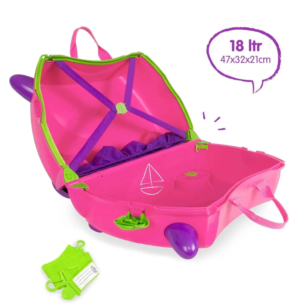 Trunki Trixie Pink Ride on Suitcase