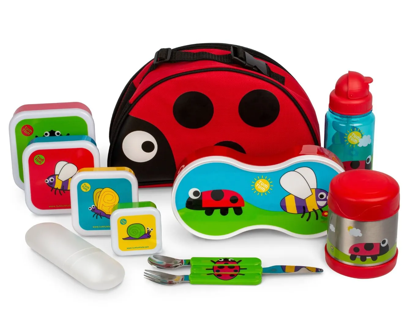 Tum Tum Insulated Lunch Box (Ladybird)