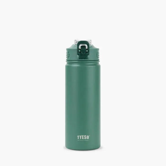 TYESO Wander Stainless Steel Sports Bottle With Straw 20oz