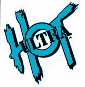 Ultra Hot Sticker Logo Vintage 7 inch