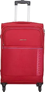 VIP Polyester Soft 57 Cms Luggage Suitcase 35x47x79cm Large Red