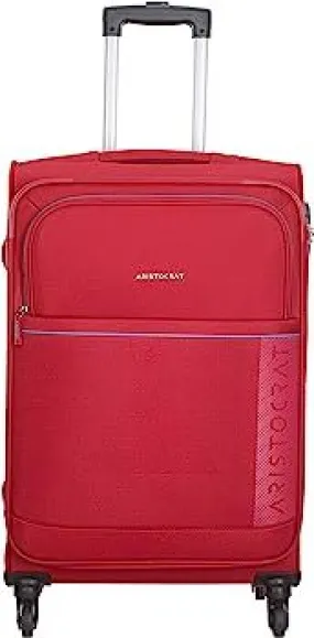 VIP Polyester Soft 57 Cms Luggage Suitcase 35x47x79cm Large Red