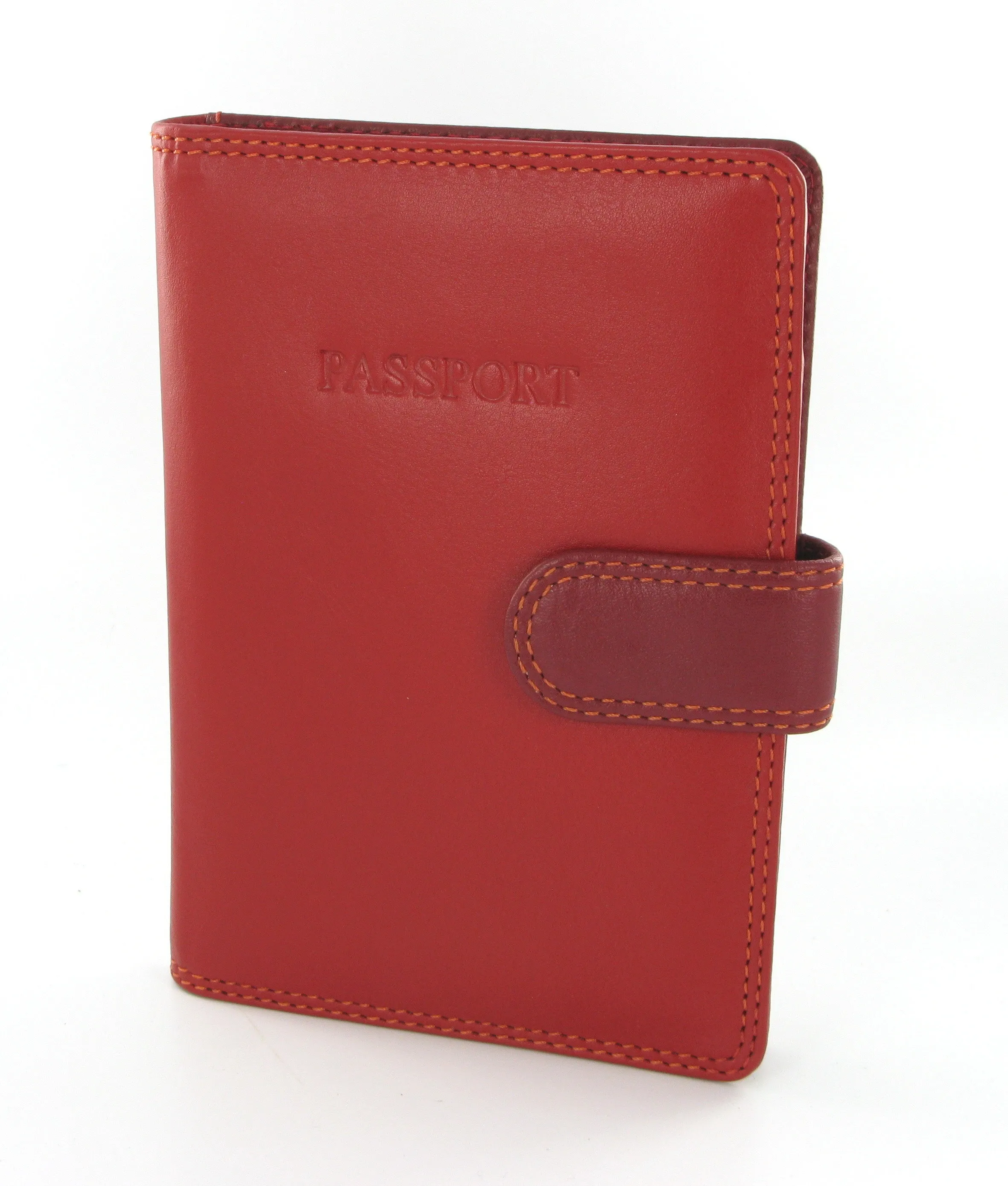 Visconti Rainbow Passport Holder RB75 Red Multi