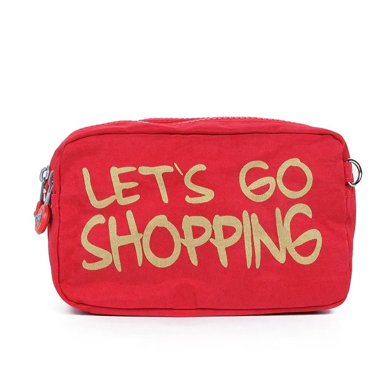 Waterproof Cosmetic Pouch Bags with Sayings - Travel Makeup Organizer