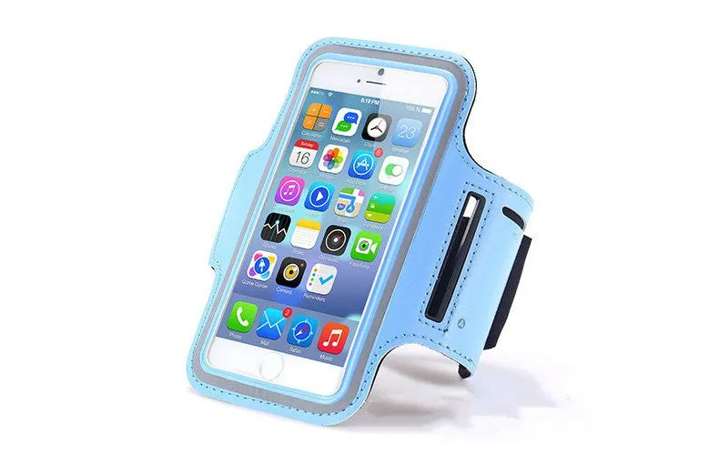 Waterproof Sports Running Armband Leather Case For iphone 6 4.7 inch Mobile Phone Holder Pounch Belt