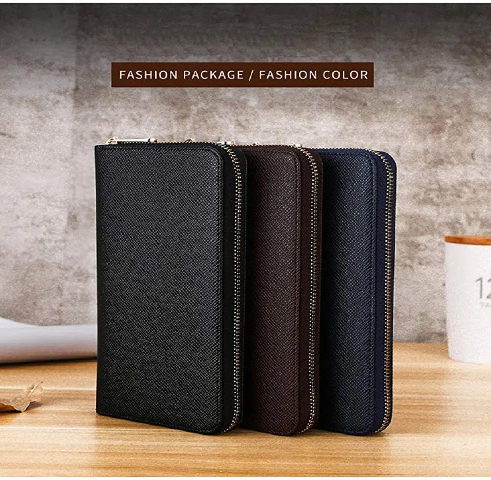 WG Credit Card Holder Wallet for Women RFID Secure 18 Slots Compartments of Travel Passport Cell Phone Car Key