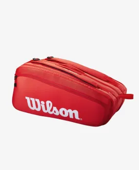 Wilson Super Tour 15 Pack Tennis Bag - Red