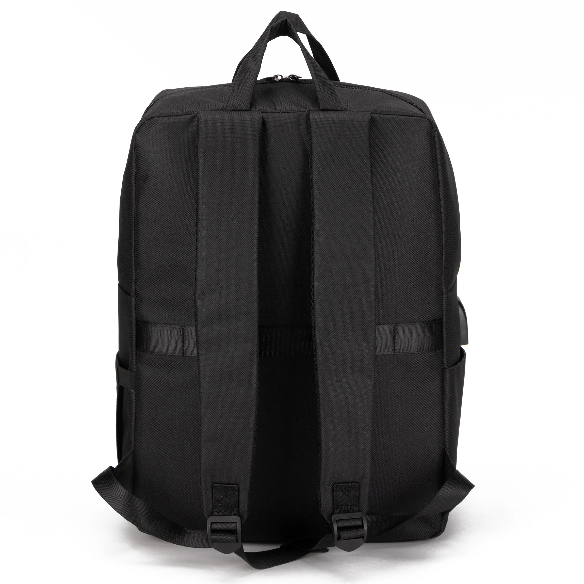 Wisdom Business Travel Slim Durable Laptop Backpack USB Charging Port, Fits 17" Laptop Notebook