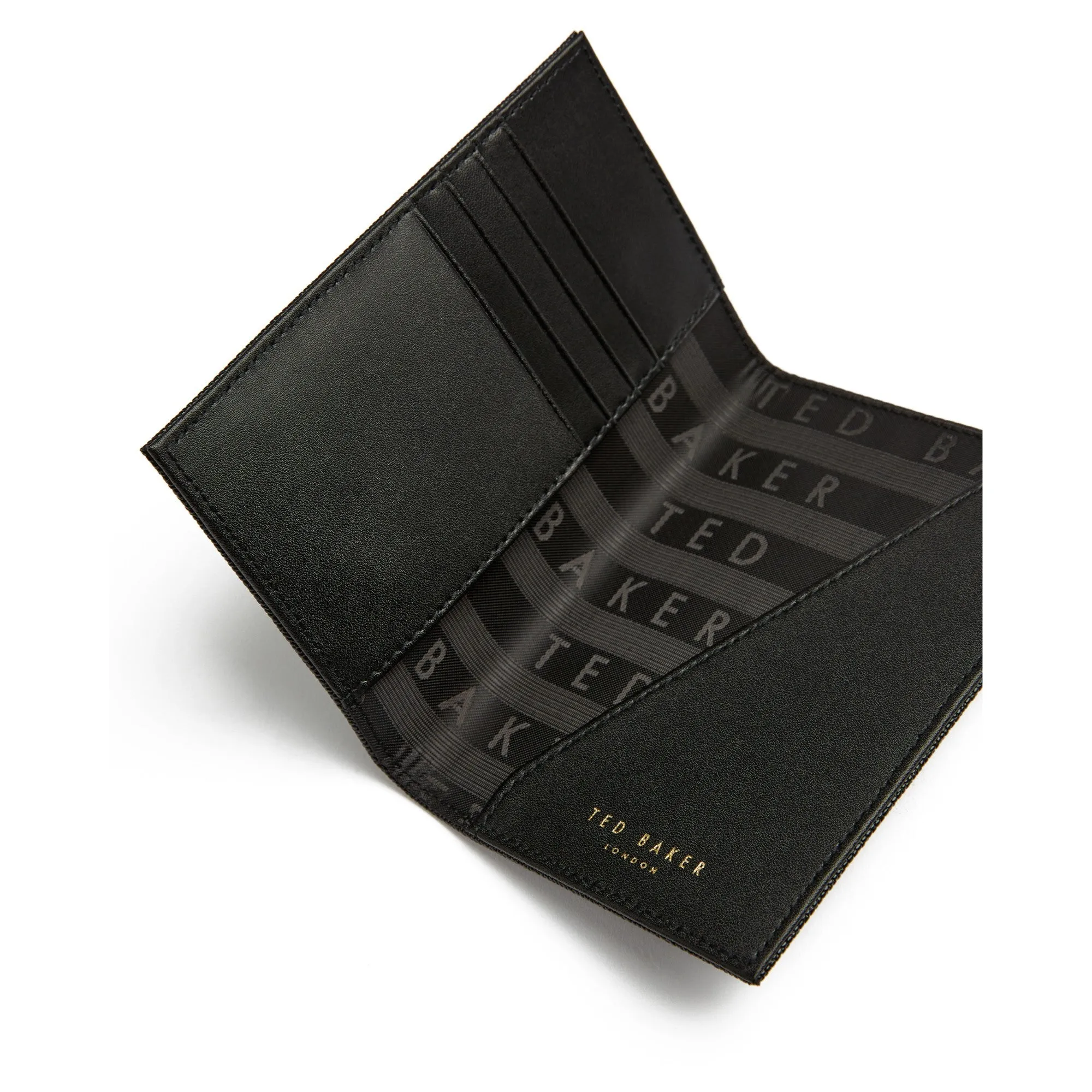 Women Artaa-Bow Detail Passport Holder - Black