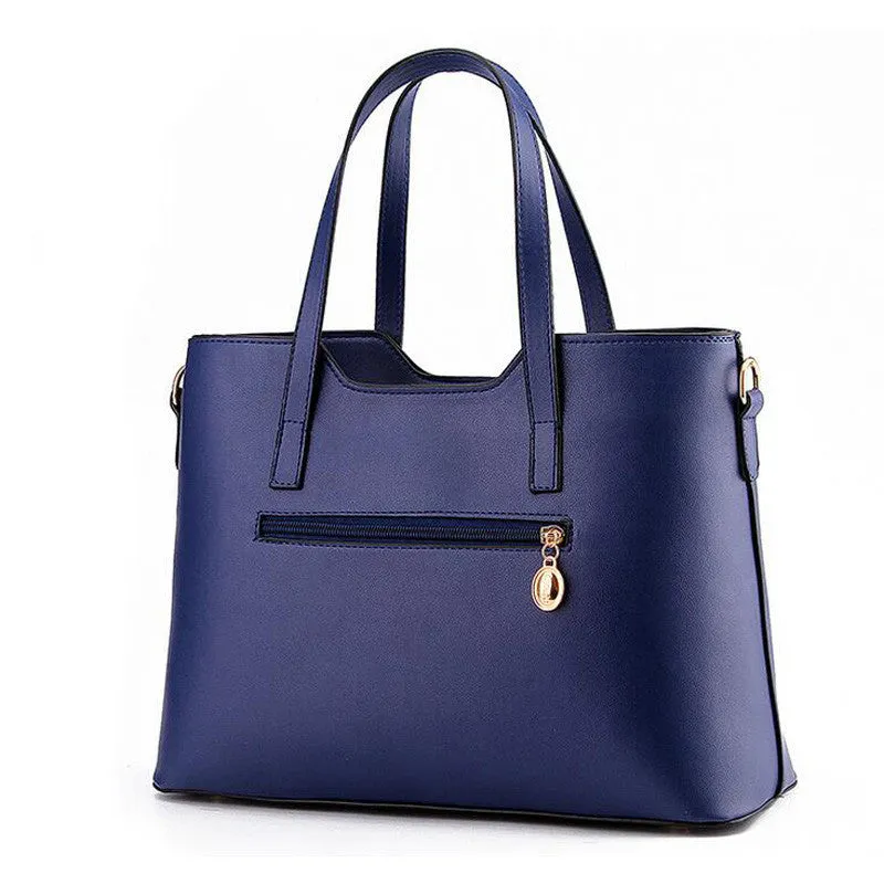 Women Top-handle Bag Shoulder Bags PU Leather Handbags Solid Tote Bolsas Feminina Borse Female Herald Fashion