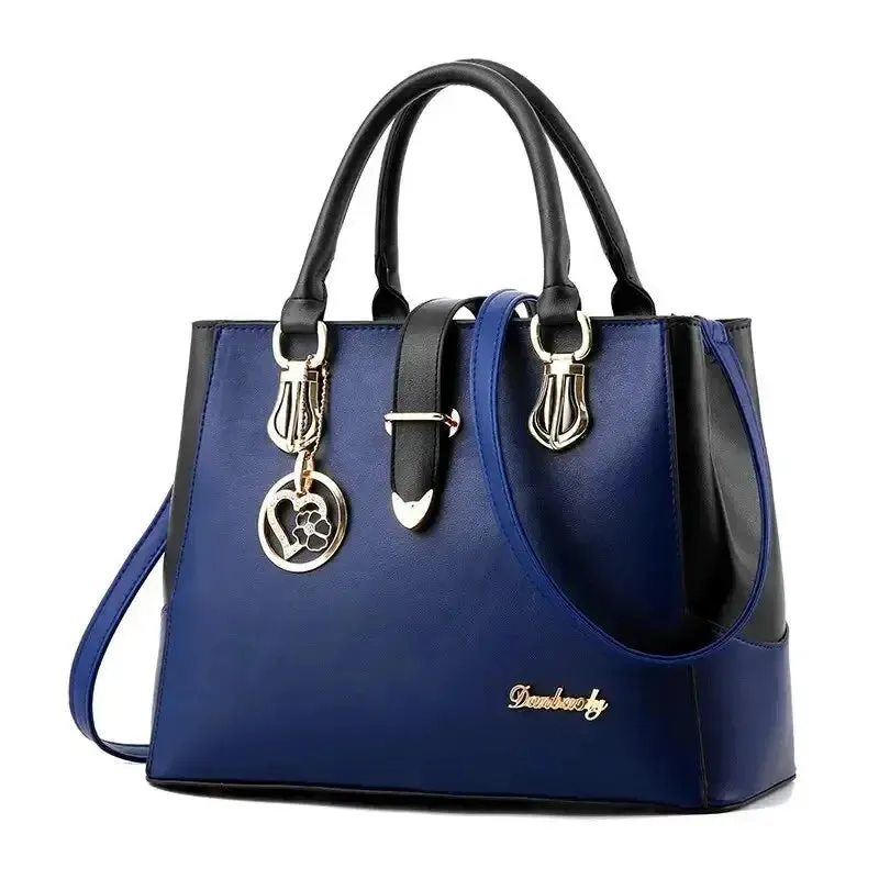 Women's Contrast Simple One Shoulder Handbag