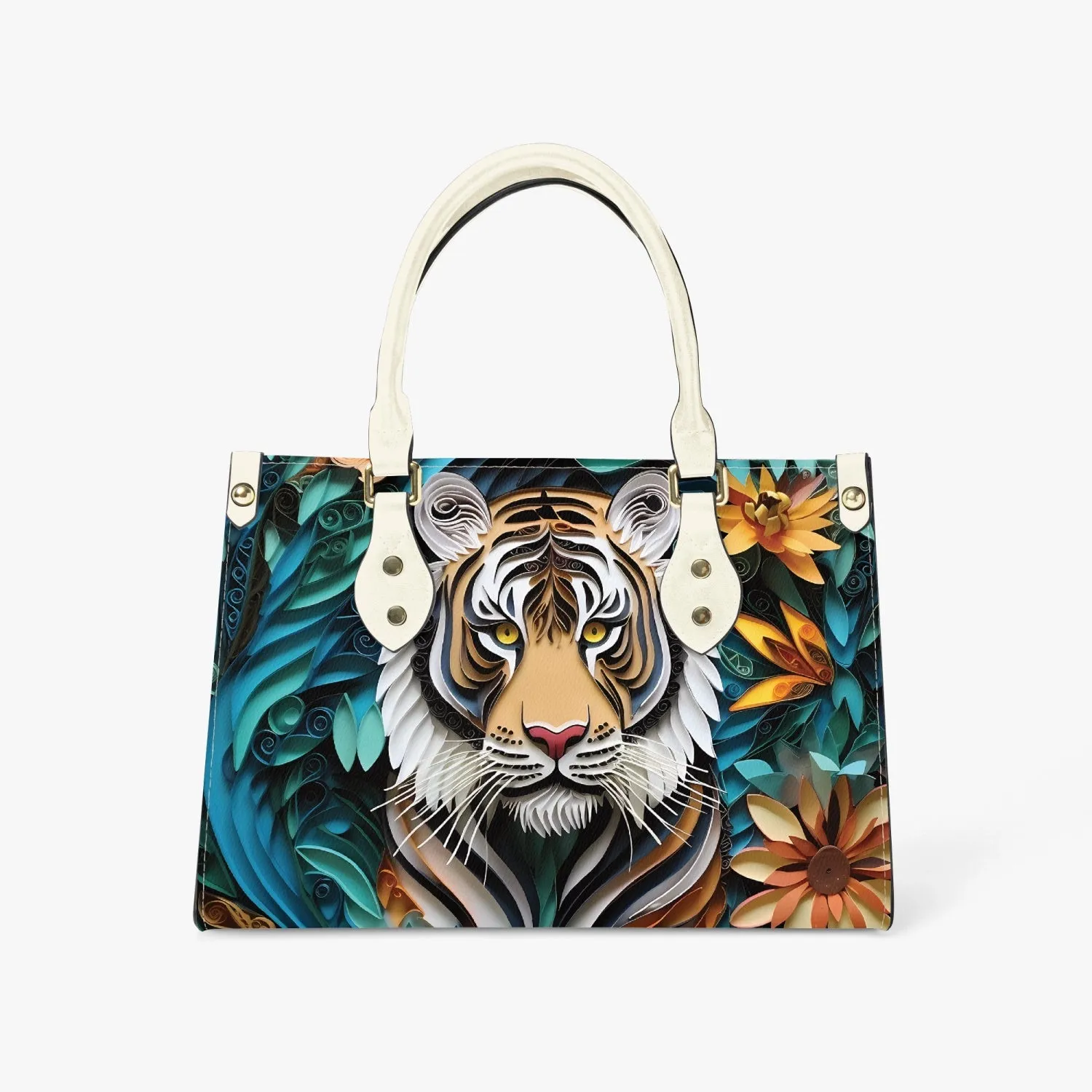 Women's Tote Bag - Long Strap - Tiger