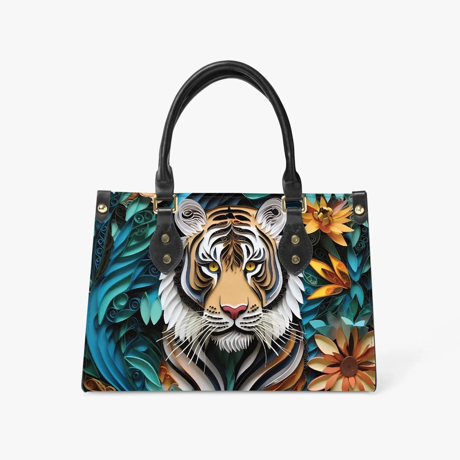 Women's Tote Bag - Long Strap - Tiger