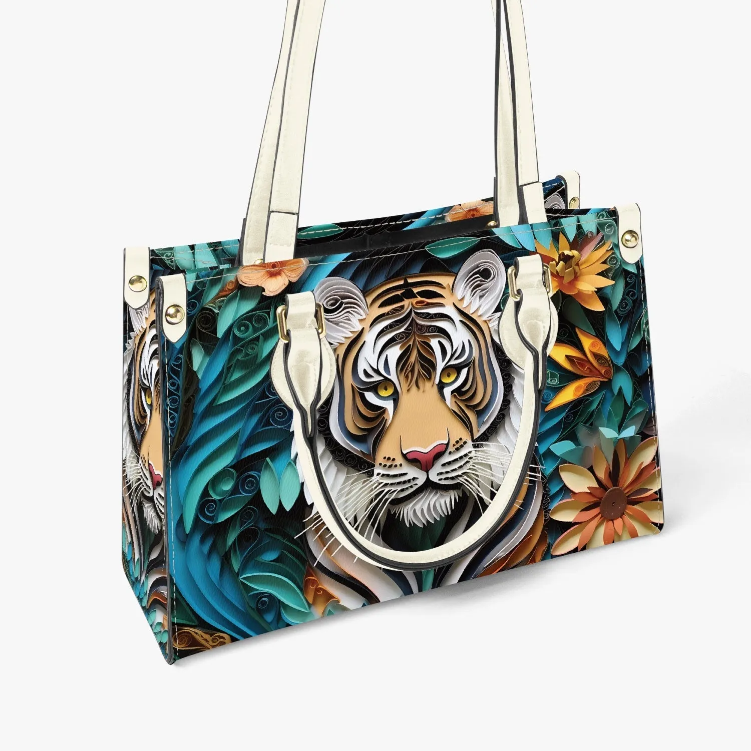 Women's Tote Bag - Long Strap - Tiger