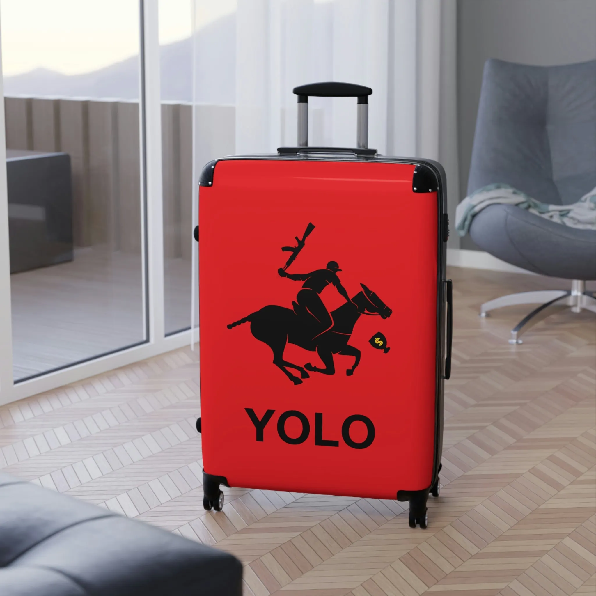 Yolo, Travel Unique Suitcase